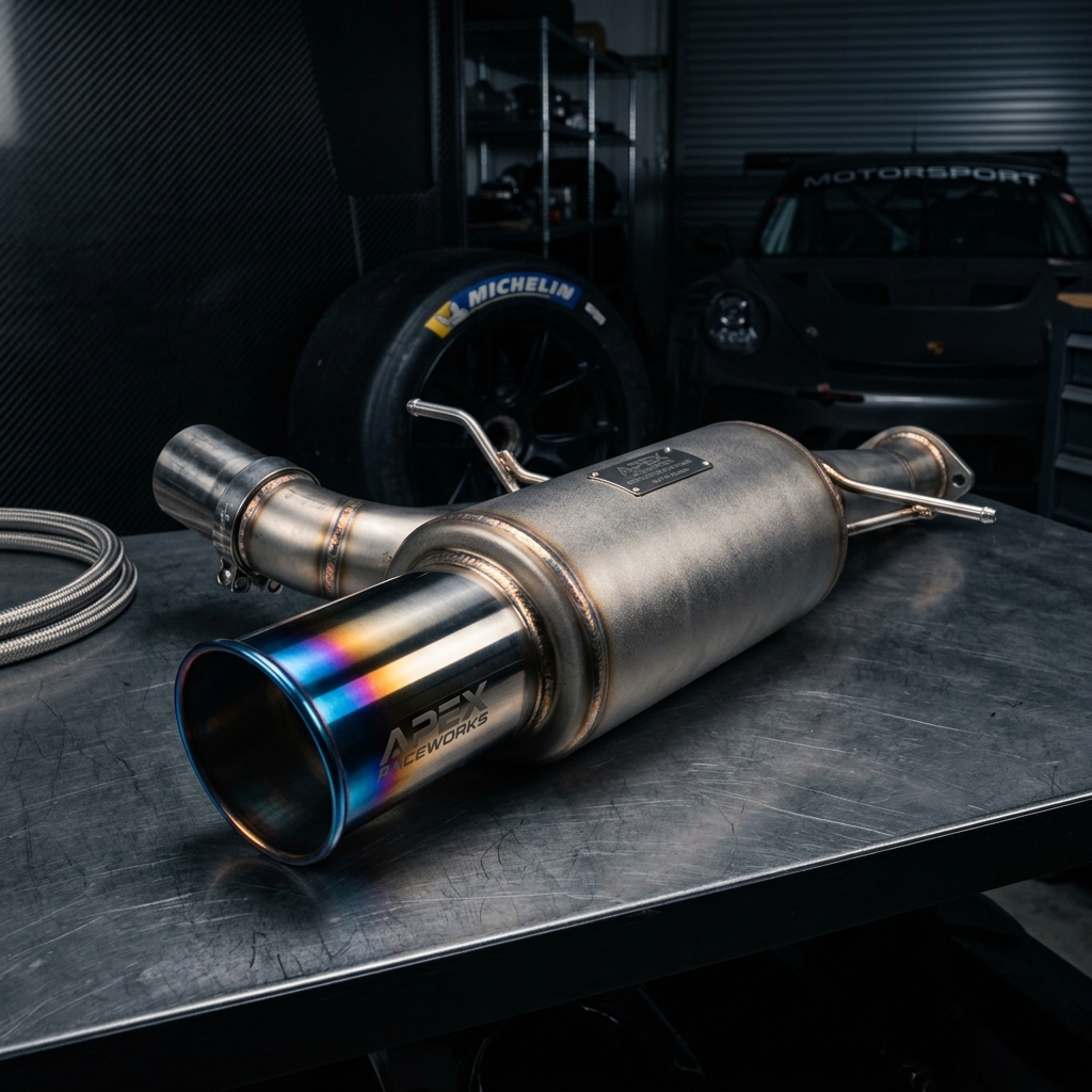 BoostyBuilt 3-Inch Burnt Titanium Exhaust
